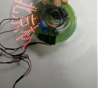 Spinning LED Clock